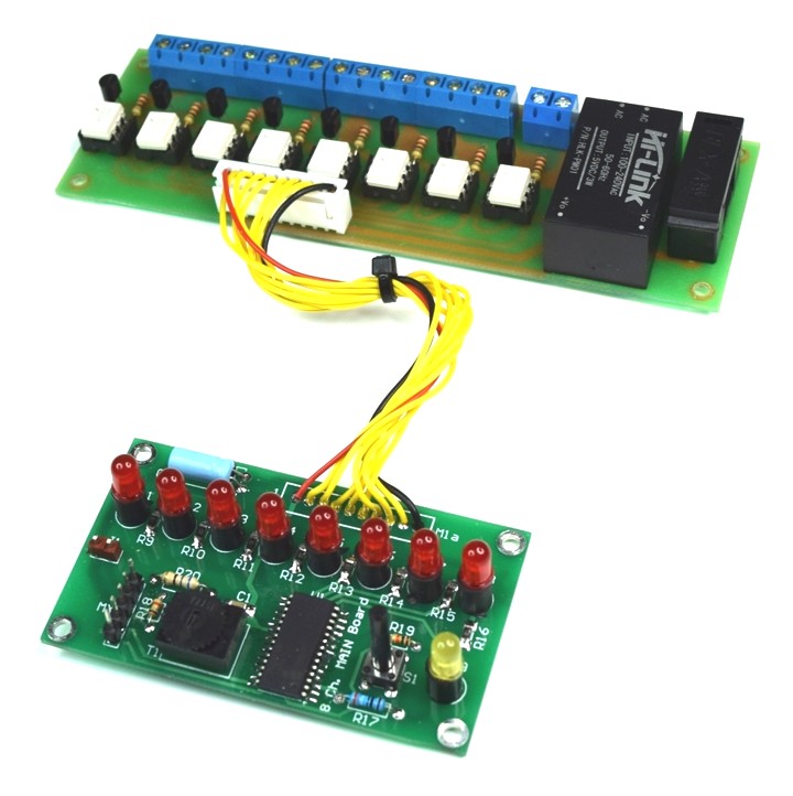 PCBs del Lampeggiatore con MCU PIC16F886